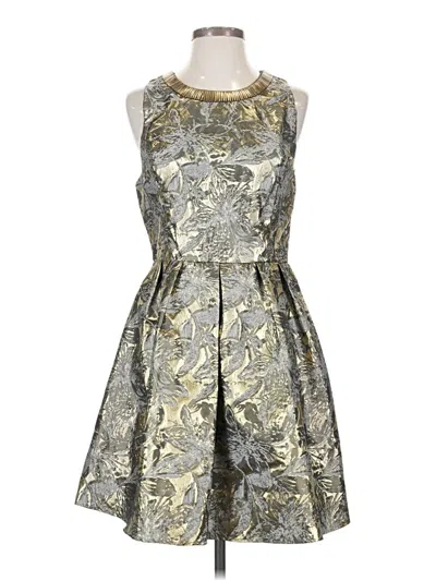 Pre-owned Astr Cocktail Dress In Silver