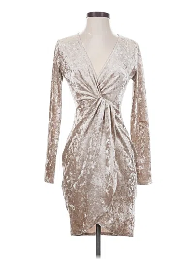 Pre-owned Astr Cocktail Dress In Silver