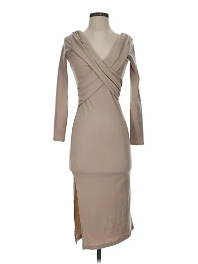 Pre-owned Astr Cocktail Dress In Tan