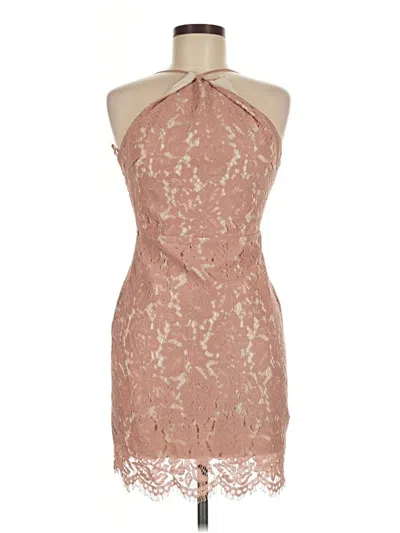 Pre-owned Astr Cocktail Dress In Tan