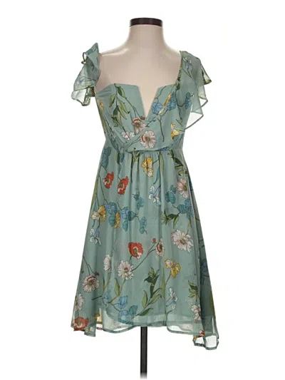 Pre-owned Astr Cocktail Dress In Teal