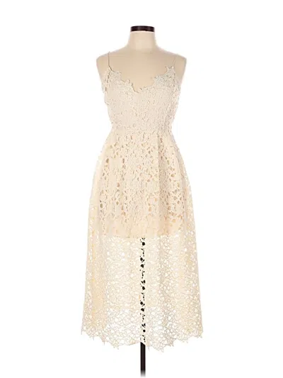 Pre-owned Astr Cocktail Dress In White