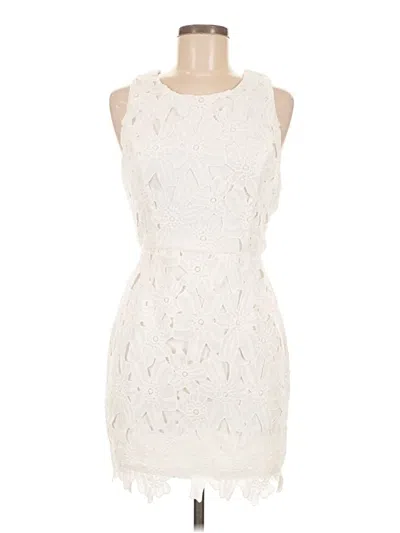 Pre-owned Astr Cocktail Dress In White
