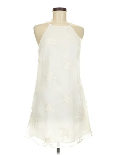 Pre-owned Astr Cocktail Dress In White