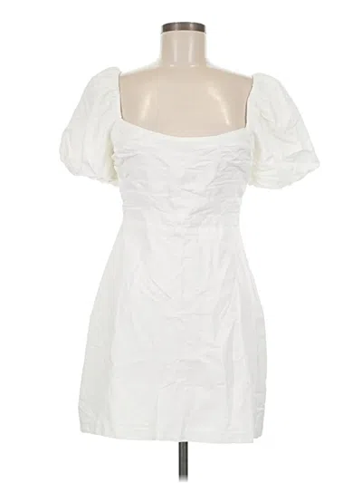 Pre-owned Astr Cocktail Dress In White