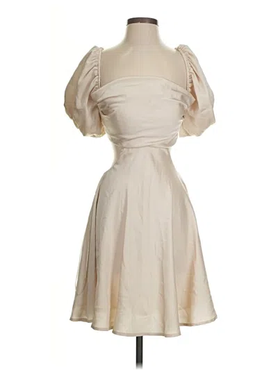 Pre-owned Astr Cocktail Dress In White