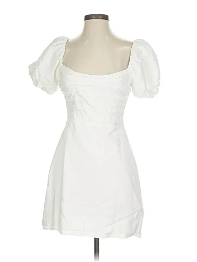 Pre-owned Astr Cocktail Dress In White