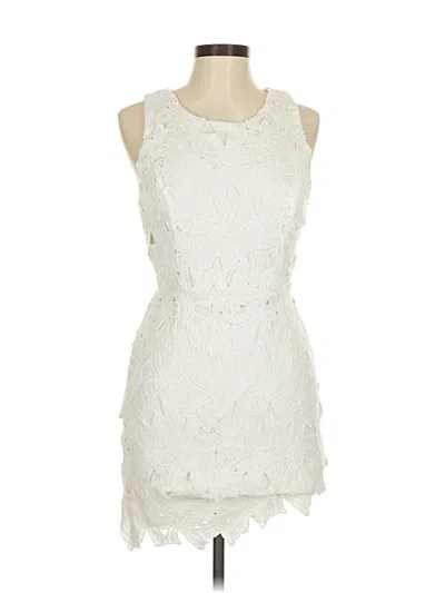 Pre-owned Astr Cocktail Dress In White