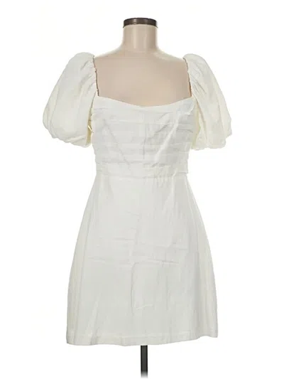 Pre-owned Astr Cocktail Dress In White