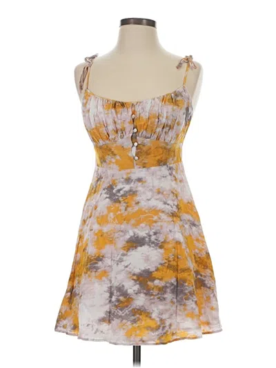 Pre-owned Astr Cocktail Dress In Yellow