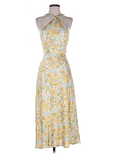Pre-owned Astr Cocktail Dress In Yellow