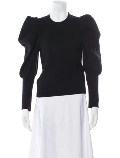 Pre-owned Astr Crew Neck Sweater In Black