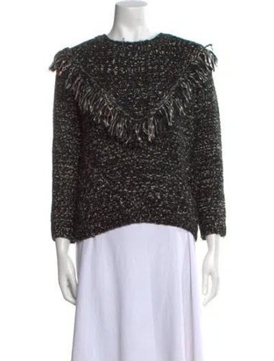 Pre-owned Astr Crew Neck Sweater In Black