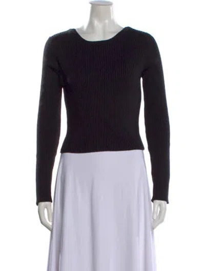 Pre-owned Astr Crew Neck Sweater In Black