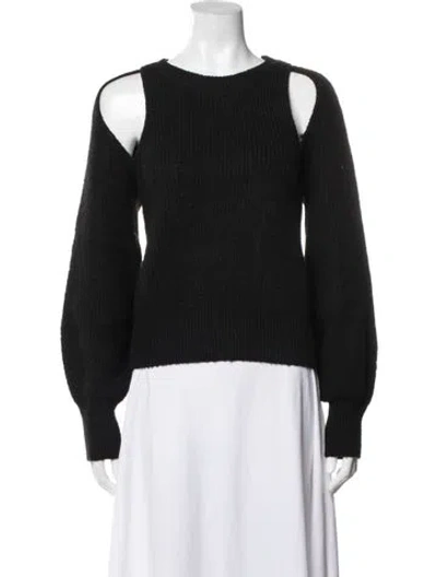 Pre-owned Astr Crew Neck Sweater In Black