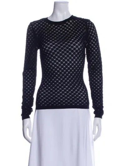 Pre-owned Astr Crew Neck Sweater In Blue