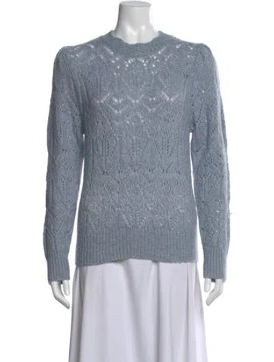 Pre-owned Astr Crew Neck Sweater In Blue
