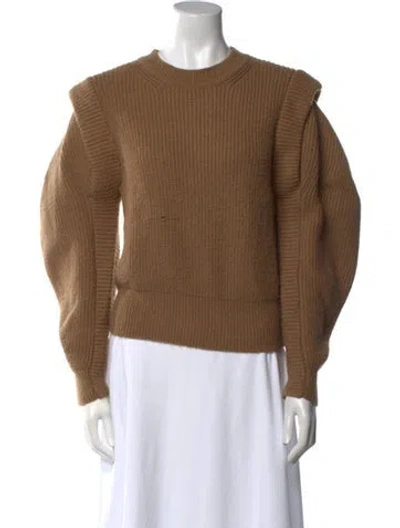 Pre-owned Astr Crew Neck Sweater In Brown