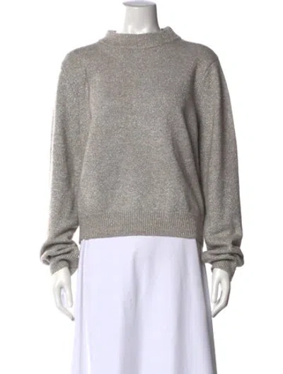 Pre-owned Astr Crew Neck Sweater In Gray