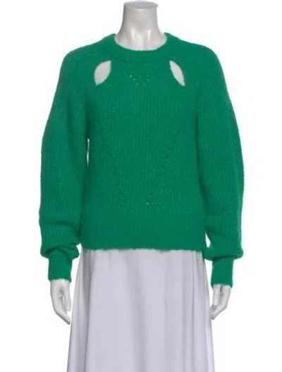Pre-owned Astr Crew Neck Sweater In Green