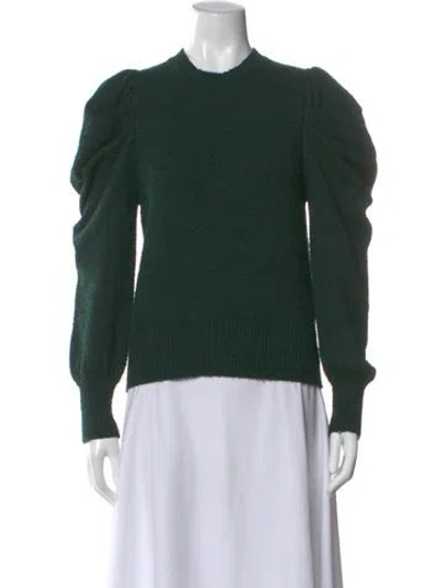 Pre-owned Astr Crew Neck Sweater In Green