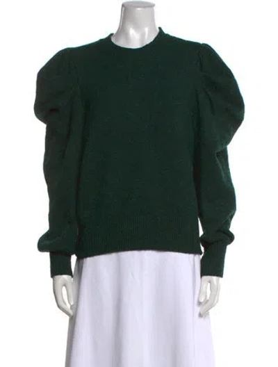 Pre-owned Astr Crew Neck Sweater In Green