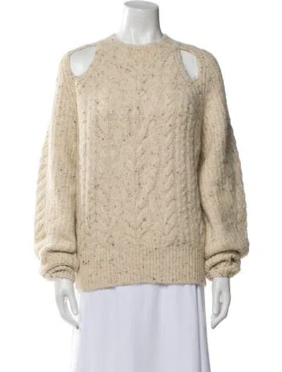 Pre-owned Astr Crew Neck Sweater In Neutral