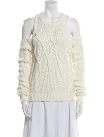 Pre-owned Astr Crew Neck Sweater In Neutral