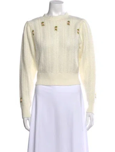 Pre-owned Astr Crew Neck Sweater In Neutral
