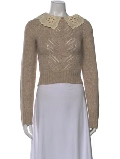 Pre-owned Astr Crew Neck Sweater In Neutral