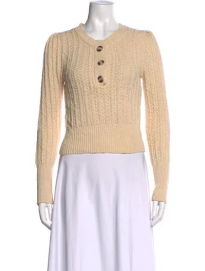 Pre-owned Astr Crew Neck Sweater In Neutral