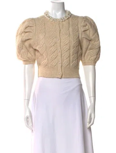 Pre-owned Astr Crew Neck Sweater In Neutral