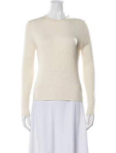 Pre-owned Astr Crew Neck Sweater In Neutral