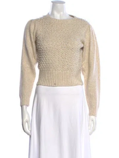 Pre-owned Astr Crew Neck Sweater In Neutrals