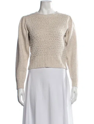 Pre-owned Astr Crew Neck Sweater In Neutrals