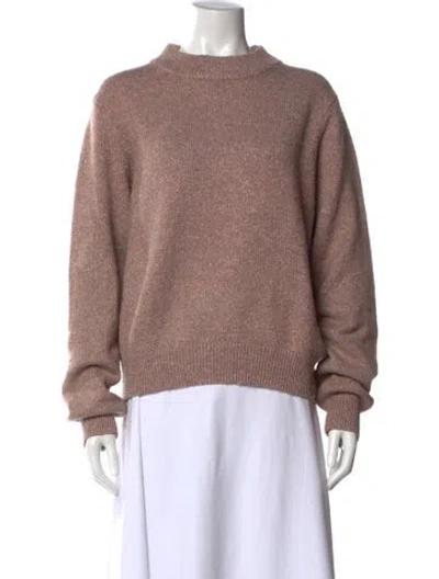 Pre-owned Astr Crew Neck Sweater In Pink