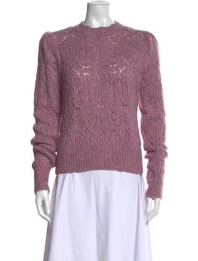 Pre-owned Astr Crew Neck Sweater In Pink