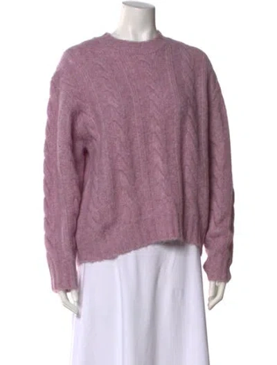 Pre-owned Astr Crew Neck Sweater In Purple