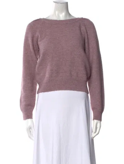 Pre-owned Astr Crew Neck Sweater In Purple