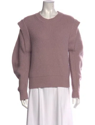 Pre-owned Astr Crew Neck Sweater In Purple