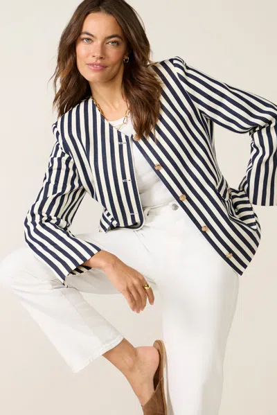 Astr Danae Blazer In White
