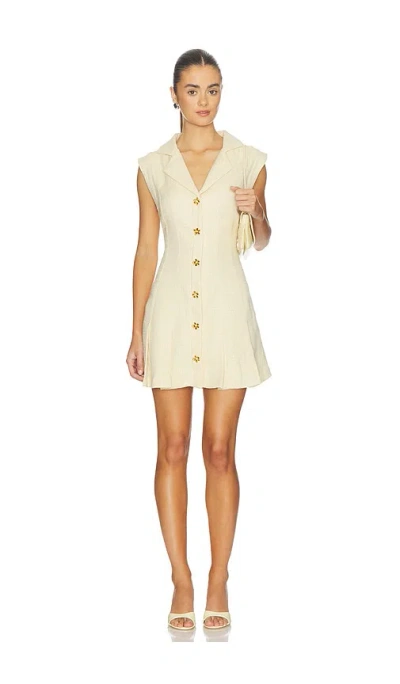 Astr Dannie Dress In Yellow