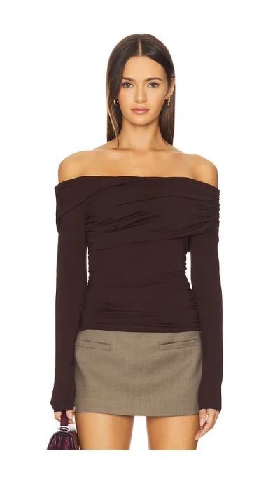 Astr Datia Top In Brown