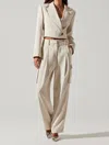 Astr Denison Pant In Bone In Multi