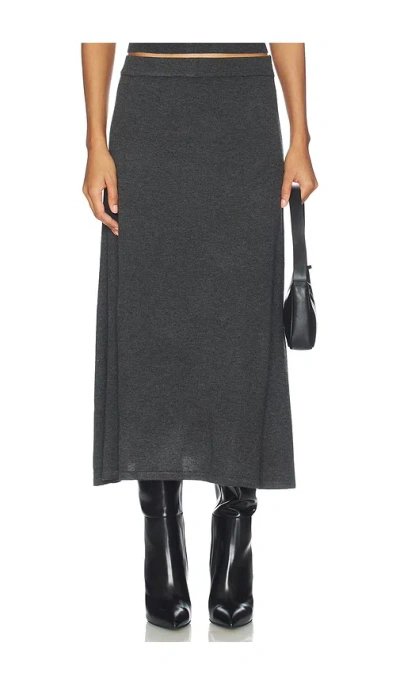 Astr Deora Sweater Skirt In Gray