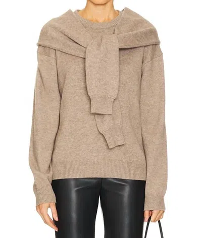 Astr Derlin Sweater In Taupe In Grey