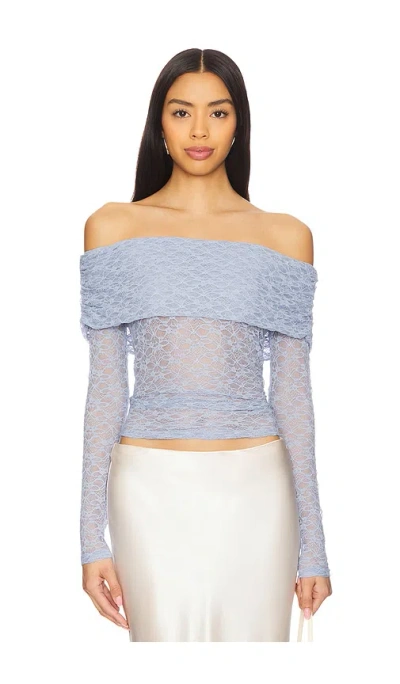 Astr Diamante Top In 蓝色