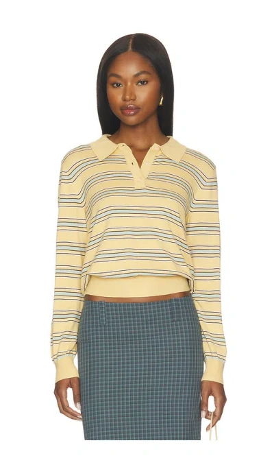 Astr Dora Sweater In Yellow