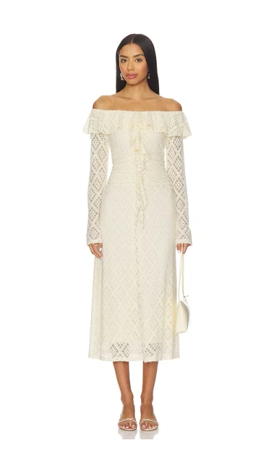 Astr Dorian Dress In Neutral