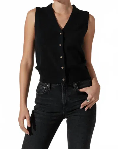 Astr Eira Sweater Vest In Black
